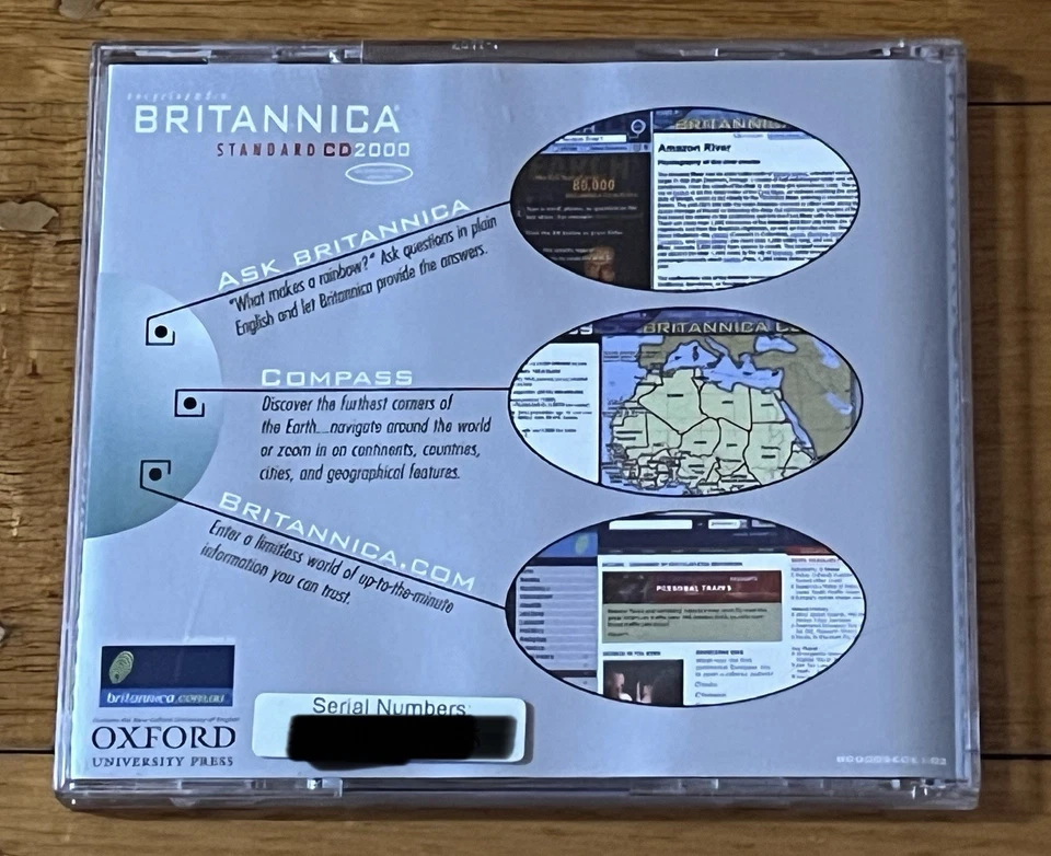 Encyclopaedia Britannica 2000 Standard Oxford Software PC CD ROM 2 Disc Set - Image 2 of 4