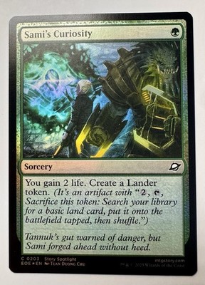 Sami's Curiosity (Common Foil) #203 Edge of Eternities MTG NM | eBay