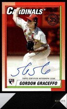 2025 Topps #90A-GG Gordon Graceffo Auto 1990 Orange #/25 Cardinals
