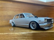 Ignition Model 118 Skyline 2000gt-r 4-door 1970 Silver Hayashi Wheels