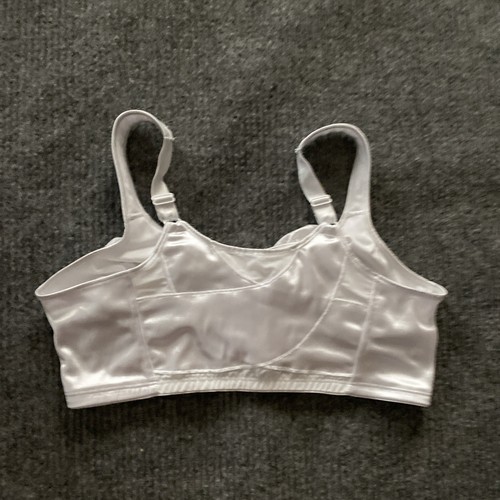 Playtex 18 Hour Wire-free Wireless Bra Back Smoothing E525 Size 40DD White - Picture 4 of 9