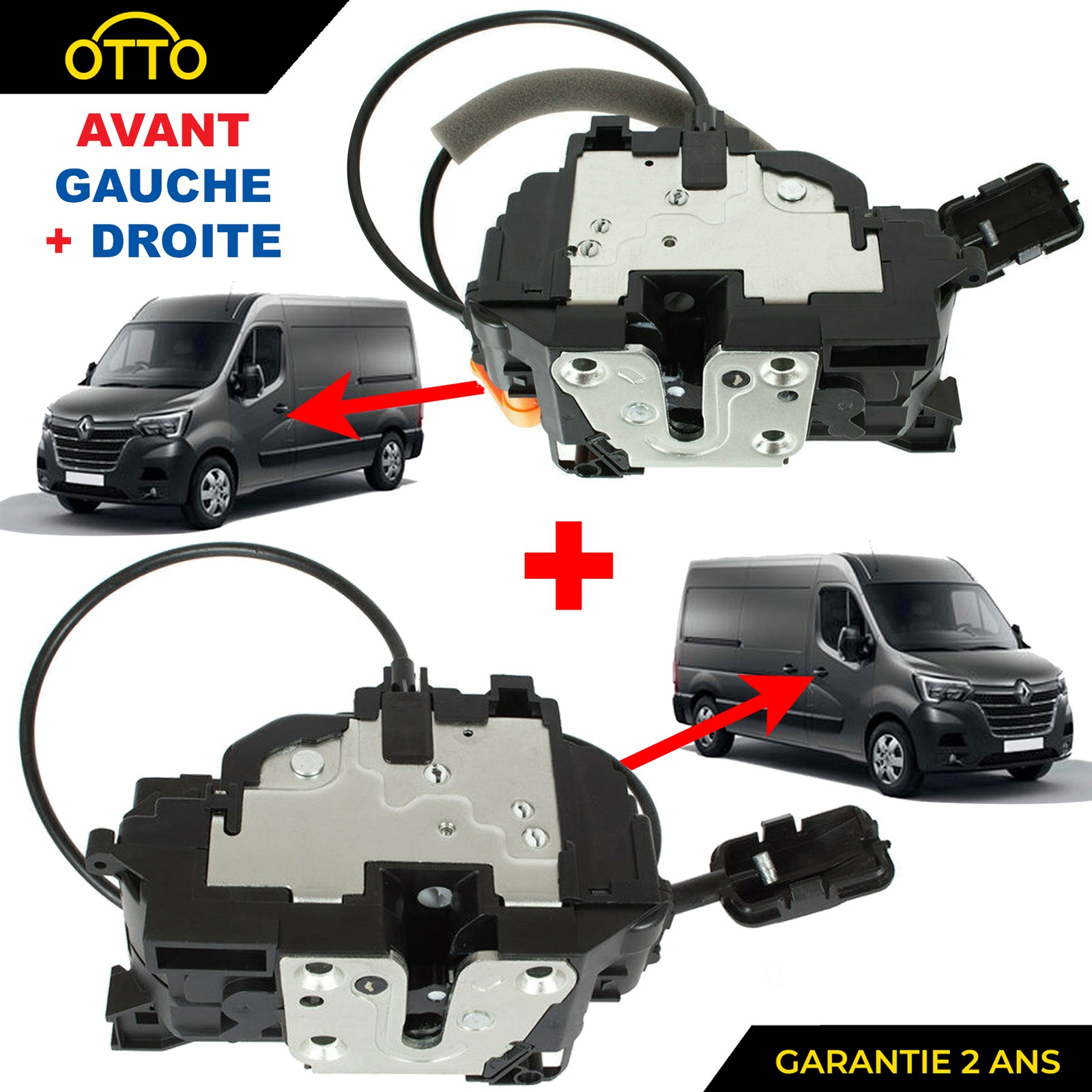 Serrure électrique Master 3 pour réparer le verrouillage centralisé bloqué
