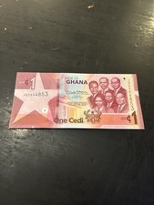 Bank of Ghana One Cedi Banknote 2019 Uncirculated