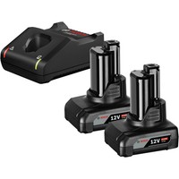 Bosch Starter-Set LadegeräT Gal 12V-40 10,8 - 12 V / 2X Gba 4,0 Ah Akku