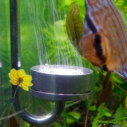 Polierter Edelstahl Aquarium CO2 Diffusor Zerstäuber Carbon NEU