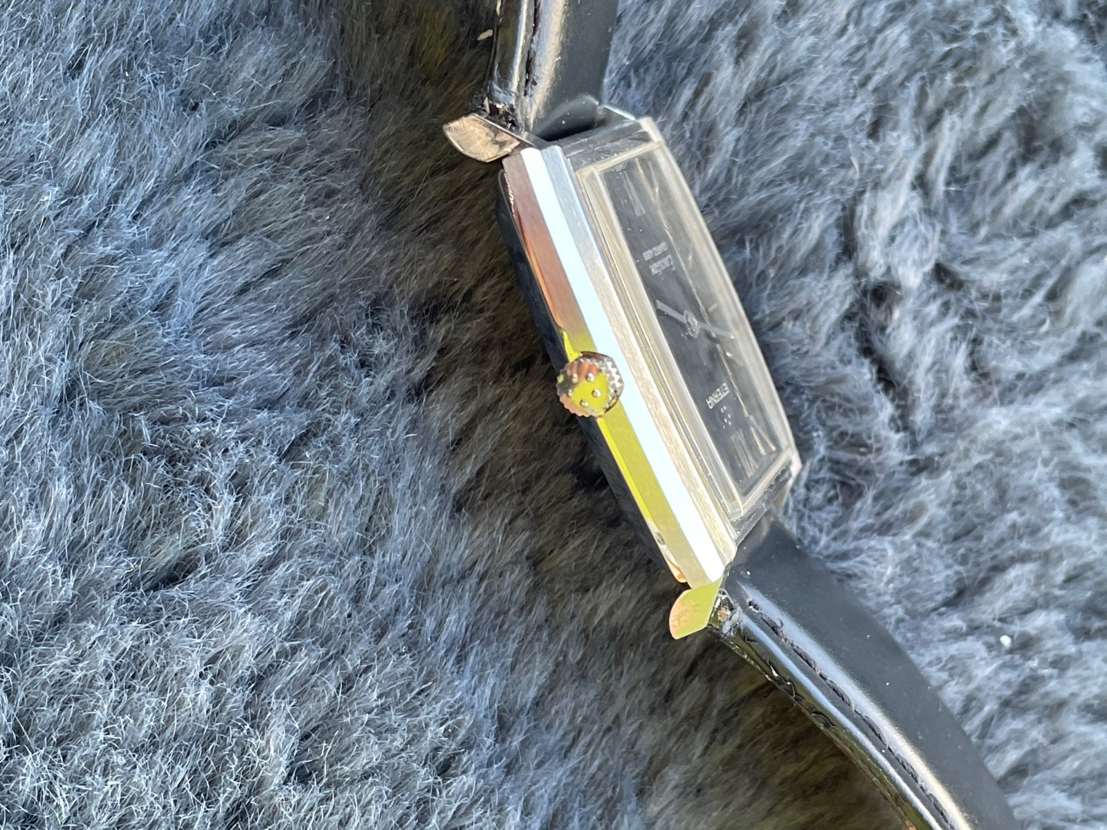 Eterna Executive Quartz 4000 Rectangular Black Di… - image 5