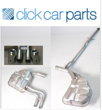 Mini Cooper S Exhaust Full System   - INCLUDES CHROME TRIMS + STEEL HANGERS