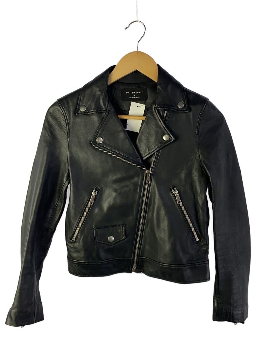 United Tokyo Double Riders Jacket/1/Sheep Leather/Blk 51801