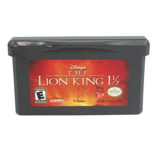 Disney's The Lion King 1 1/2 Nintendo Gameboy Advance GBA Game 2003 Movie Tested