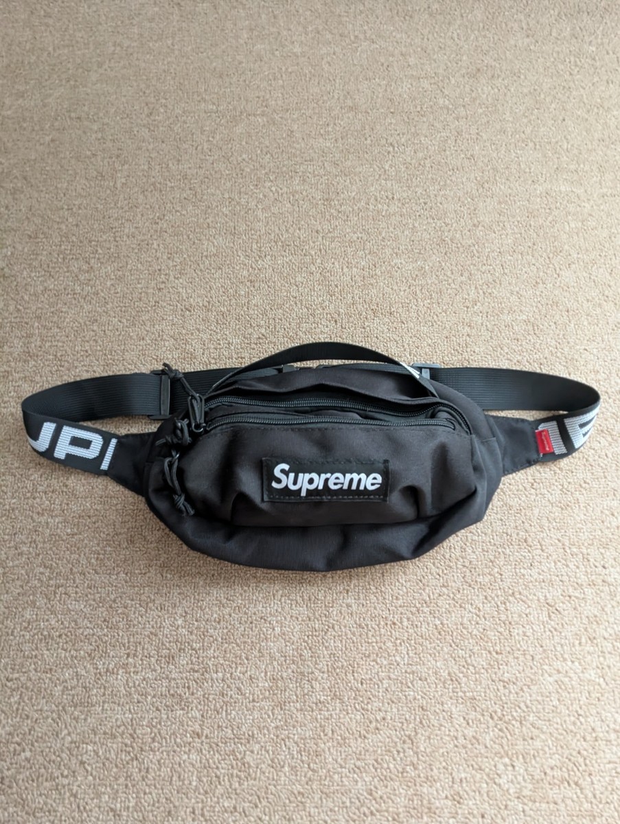 Supreme 18SS Waist Bag（Black） Supreme Waist Bag SS18 Fanny Pack Brand - Black | eBay