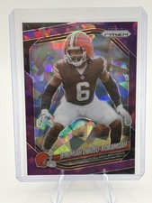 2025 Panini Prizm Jeremiah Owusu-Koramoah #159 Purple Ice Prizm /225 Browns