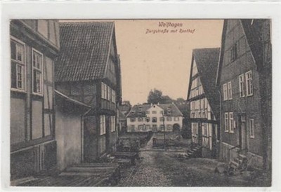 39085880 - 3549 Wolfhagen Wolfhagen. Burgstrasse mit Renthof ungelaufen Top