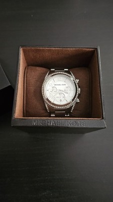Michael Kors Armbanduhr Silber - Edelstahl - mit Verpackung u. Rechnung