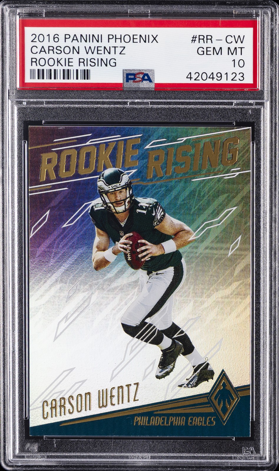 Carson Wentz Panini Phoenix Rookie Rising #RRCW Base