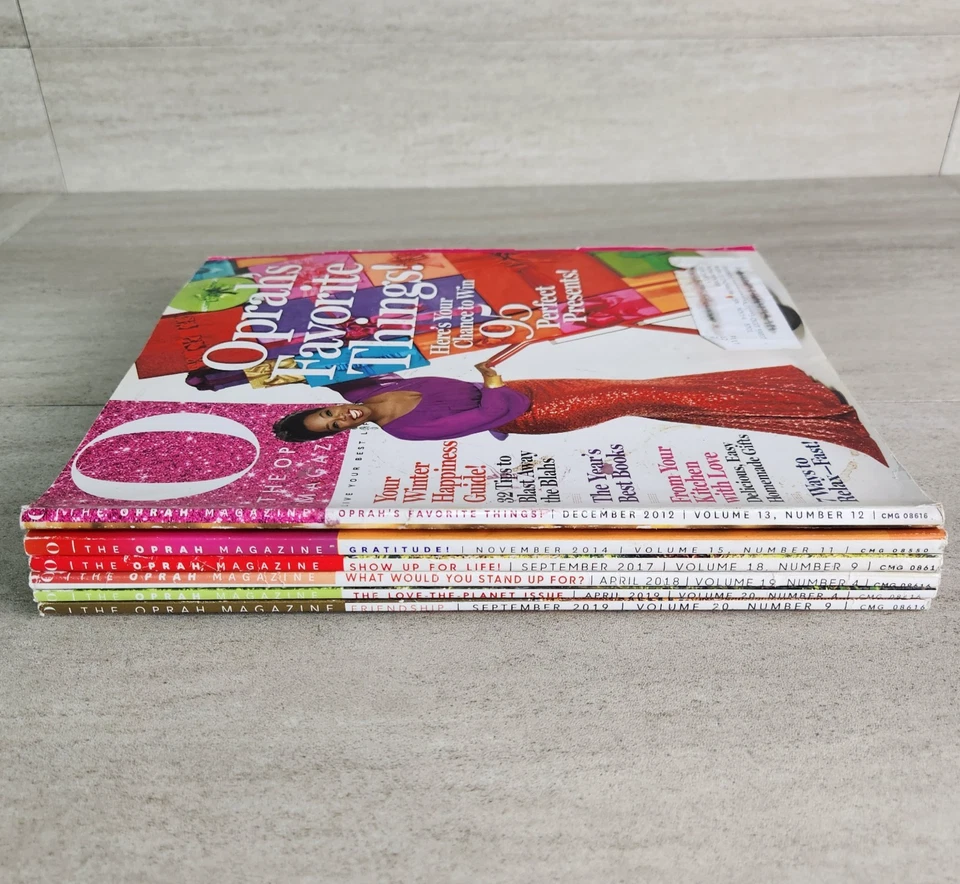 Lot of 6 O, The Oprah Magazine Issues – Friendship, Gratitude, Earth, More - Image 2 of 4