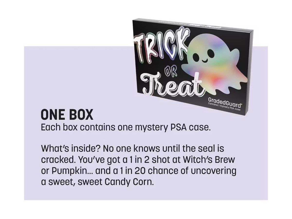 GradedGuard 👻🎃 Trick or Treat Halloween Mystery Case PSA NEW | eBay