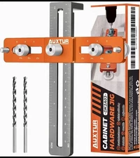 Adjustable Template for Hardware Cabinet Hole Alignment Guide Drilling By Auxtur