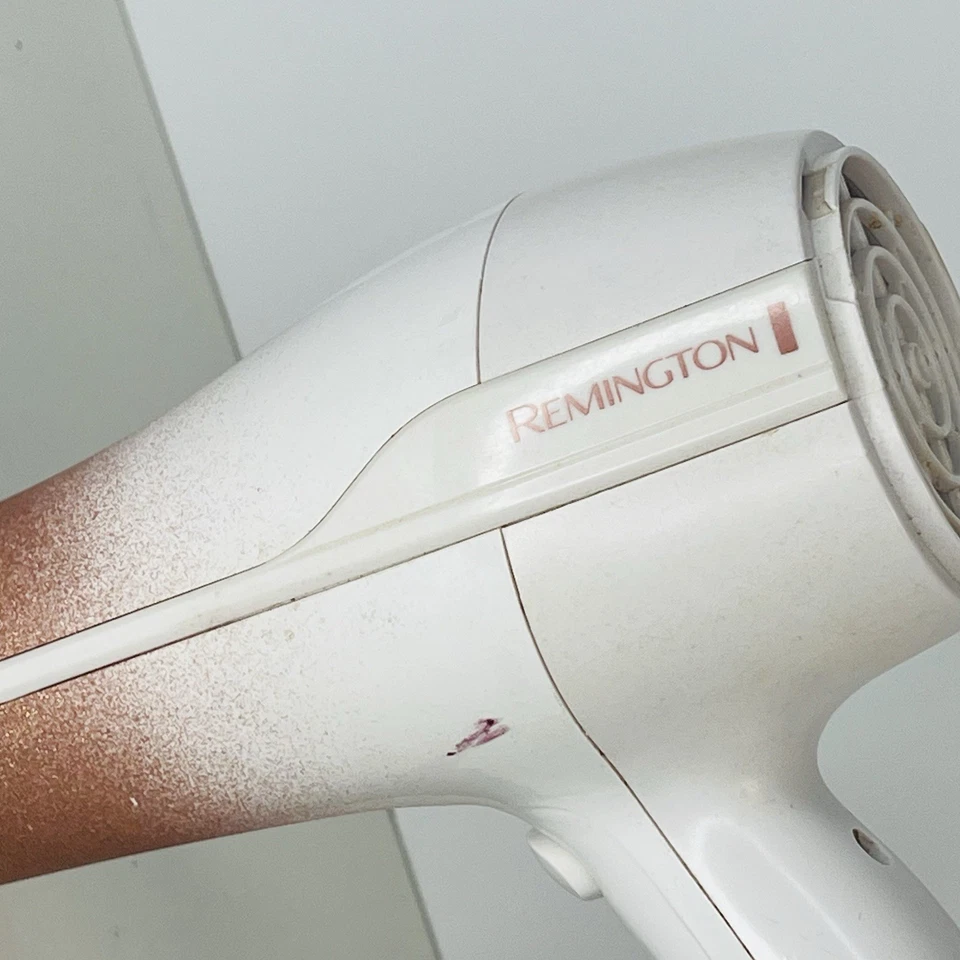 Remington Corded Electric Blow Dryer White And Pink Preowned TESTED WORKS READ - Image 3 of 4