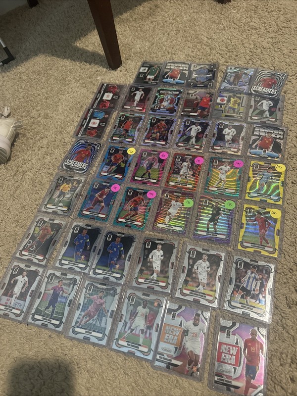 Lot of 40 2026 Prizm FIFA World cup Messi, Mbappe,Yamal,Ronaldo  10 serial #d