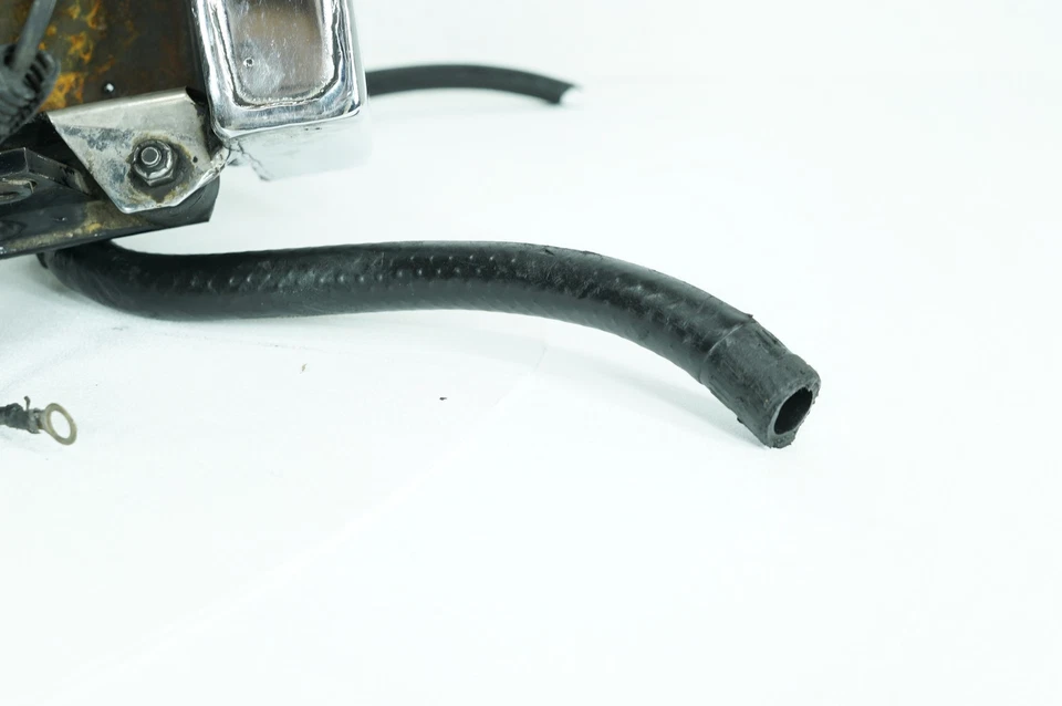 1989 Harley Softail FLST Heritage OEM tanque de óleo reservatório garrafa vasilha enferrujada - Imagem 4 de 4