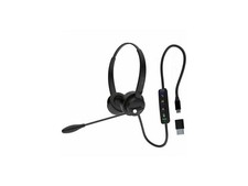 Adesso Xtream P4-TAA Over-the-ear Headset with Push to talk, Black