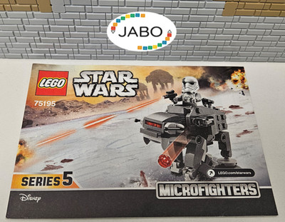 ( OK O9/28 ) Lego Star Wars Bauanleitung 75195 First Order Walker Microfighter
