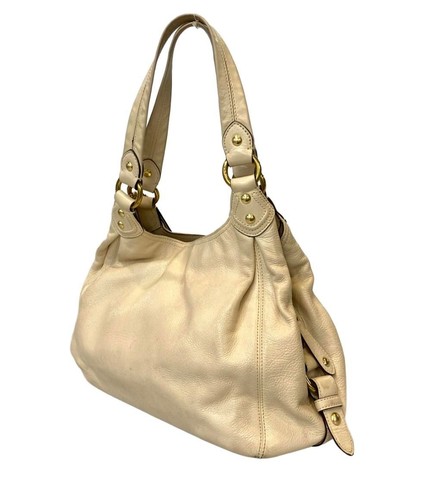 Coach Vintage Madison Maggie Y2K Hobo Shoulder Bag Purse Used Beige From Japan - Picture 18 of 24