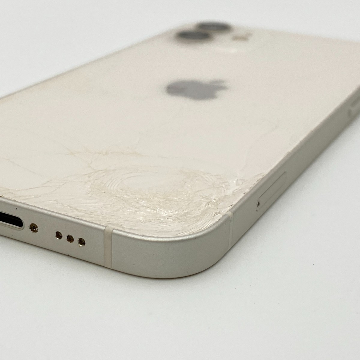 Apple iPhone 12 - 128GB - White (Unlocked) - CRACKED BACK | eBay