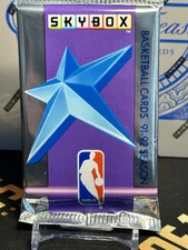 1991-92 NBA Skybox Series 1 Basketball Factory Sealed 1 PACK- 15 CARDS- Rookies