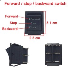 2 Pcs Forward Stop Backward Shift Switch Accessories, Children's Electric Pow...