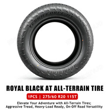 1pcs At Allterrain Tire Royalblack 27560r20 115t Heavy Duty Suv Pickup Tire