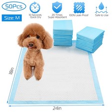 50Pcs Per Set Dog Training Pads Puppy Pee Pads Cat Wee Mats Potty-Train 24in X 1