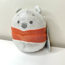 Brand New Squishmallows 5" Disney 100 Winnie the Pooh Plush Anniversary SILVER