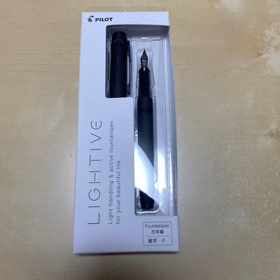 Pilot Lightive Fountain Pen F Nib Black Unused