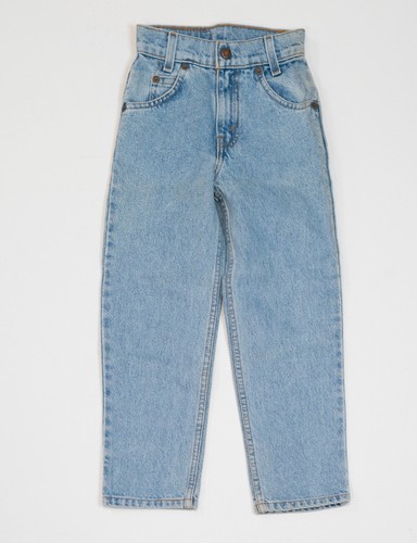Levi’s 505 vintage regular fit gamba slim taglia 7 giovanile nuovo con etichette linguetta arancione 20x20 - Foto 11 di 14