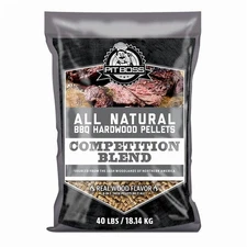 100% All-Natural Hardwood Competition Blend BBQ Grilling Pellets, 40 Pound Bag