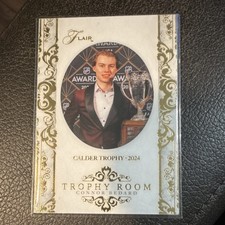 Upper Deck Flair Trophy Room Connor Bedard Calder Trophy TR-14 2025-26