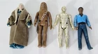 X-366 VINTAGE 1980'S KENNER STAR WARS FIGURES CHEWBACCA LANDO BIB FORTUNA ETC