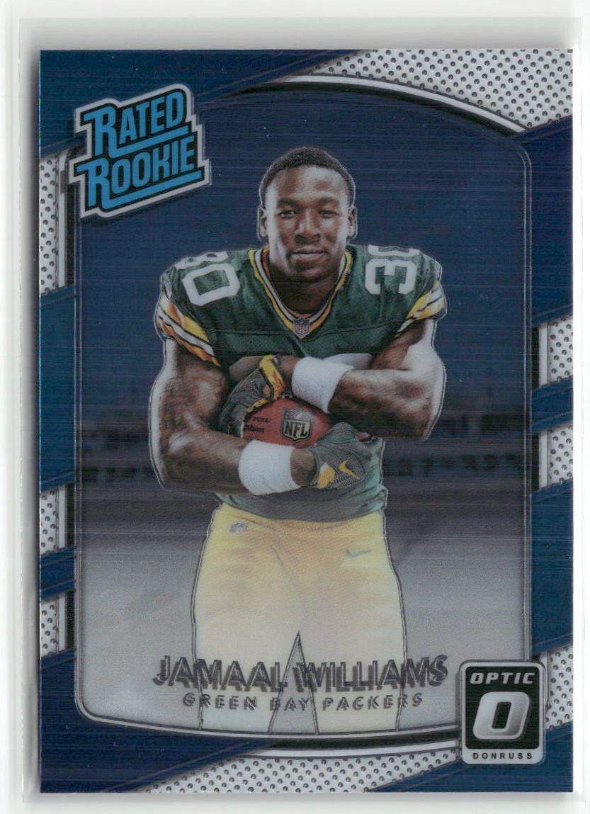 2017 Donruss Optic #167 Jamaal Williams RC RATED ROOKIE ☘️2F3