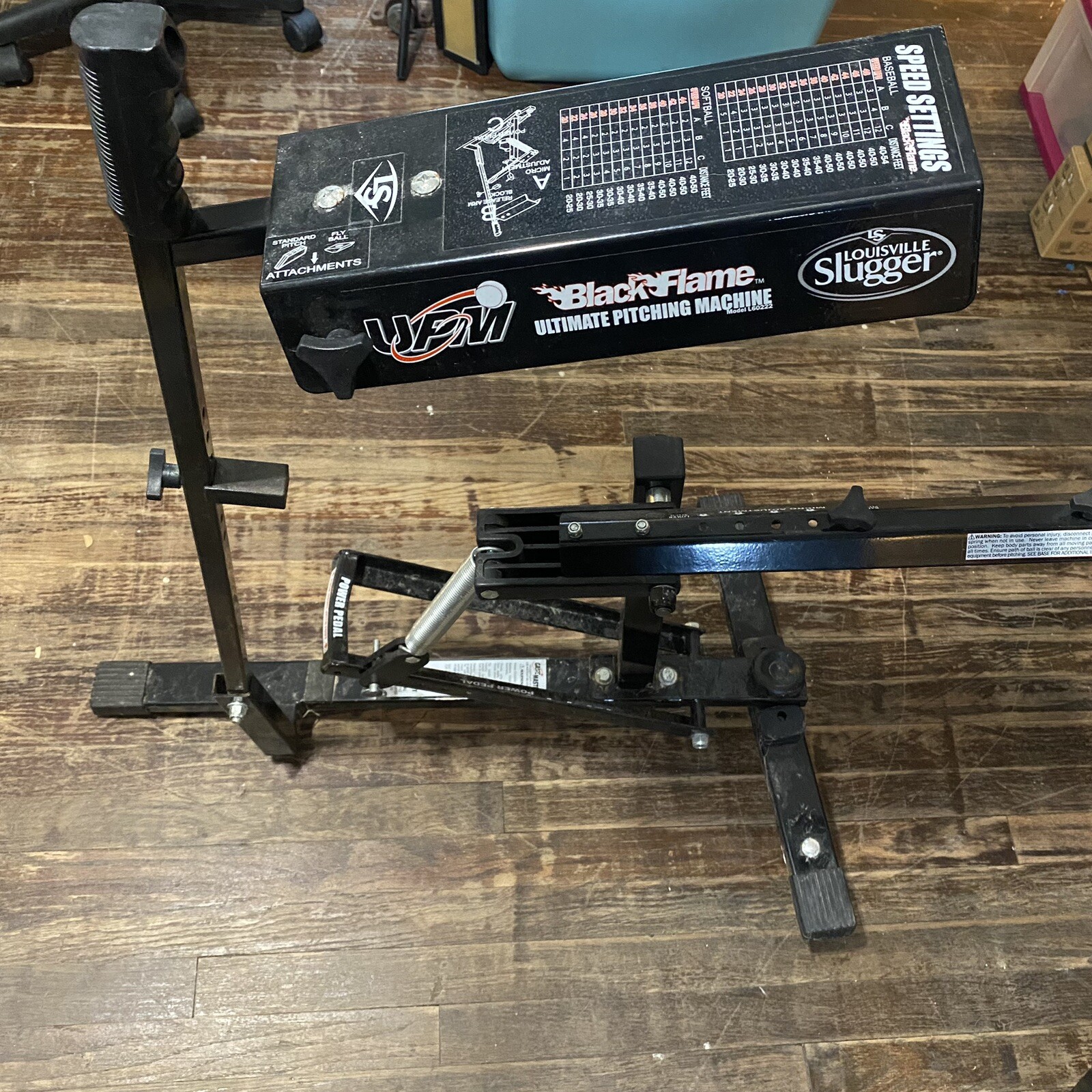 Louisville Slugger Black Flame Ultimate Pitching Machine eBay