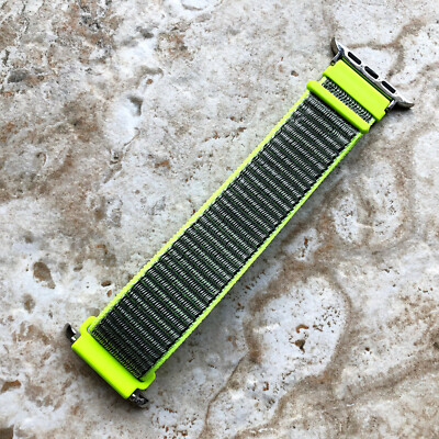 Flash Nylon Hook & Loop Strap for Apple Watch Ultra 2 49mm 9 8 Series 41mm 45mm