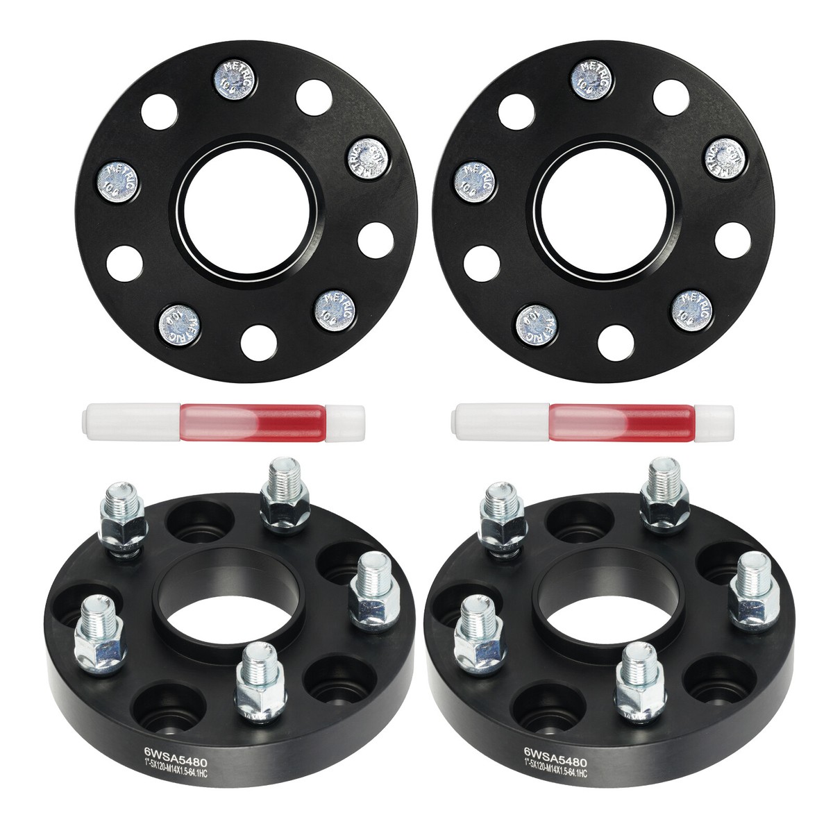 Mishimoto Wheel Spacers - 5x120 - 64.1 CB - M14 X1.5 - 20mm - BK - View #11