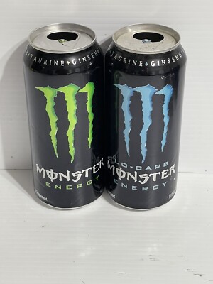 Monster Energy Original And Lo Carb 057 Remax Rare Collector Cans Visible Dents