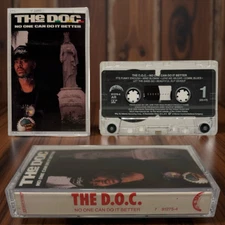 •THE D.O.C. ~ NO ONE CAN DO IT BETTER• ~1989 OG PRESSING~ (CASSETTE TAPE)