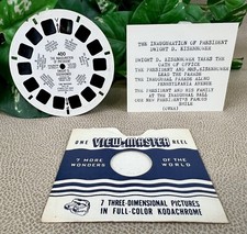 View-Master Kodachrome Reel 400 Inauguration of President Eisenhower - 1953