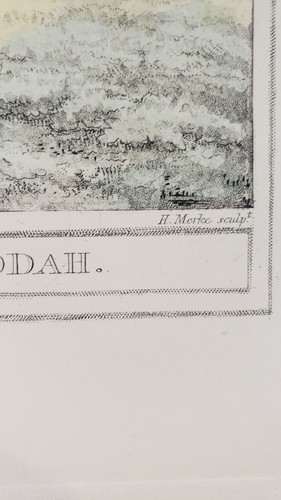 Grabado de colores raro de 1810 "Conducir elefantes a una Keddah" - Imagen 7 de 10