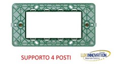 VIMAR SUPPORTO A 4 POSTI 14614  VIMAR PLANA SUPPORTO ORIGINALE 