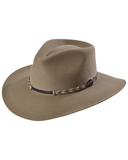 stetson 4x silver mine buffalo felt cowboy hat