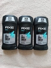 3 AXE APOLLO 48HR FRESH SCENT ANTIPERSPIRANT DEODORANT MEN 2.7 OZ ANTI-SWEAT