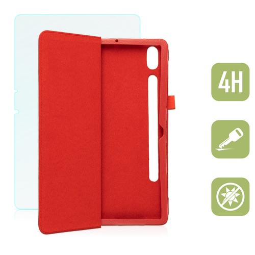 Schutzhülle Tasche mit matte Folie in ROT für 11.0" Samsung Galaxy Tab S7 - Bild 2 von 10